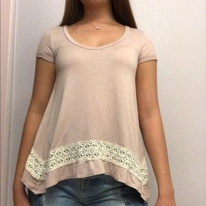light pink top